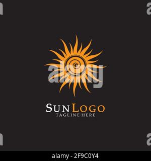 Sun Vector illustration Icon Logo Template design Stock Vector
