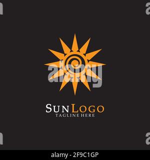 Sun Vector illustration Icon Logo Template design Stock Vector
