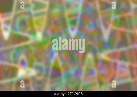 An abstract wavy iridescent background image. Stock Photo