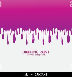 abstract background splashing dripping paint illustration Stock Vector