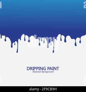 abstract background splashing dripping paint illustration Stock Vector