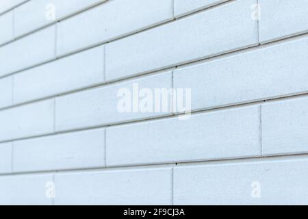 brick surface viewed from the side Stock Photo
