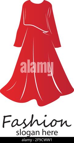 long dress long muslim dress arabic abaya.luxury women fashion.muslim clothes-vector stock Stock Vector