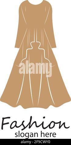 long dress long muslim dress arabic abaya.luxury women fashion.muslim clothes-vector stock Stock Vector