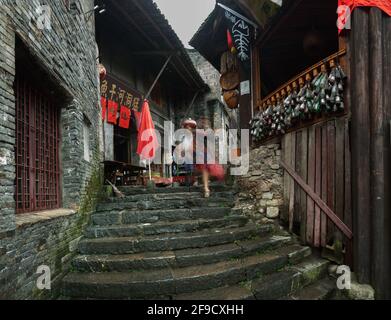 Xiangxi tujia and miao autonomous prefecture of hunan province yongshun furong town Stock Photo