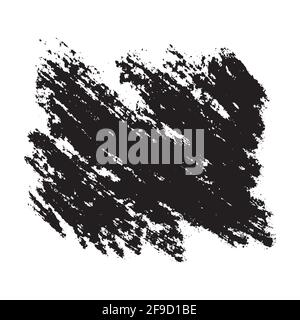 Paintbrush Black Background Stock Vector