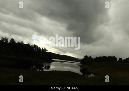 In and around Loch Insh Stock Photo