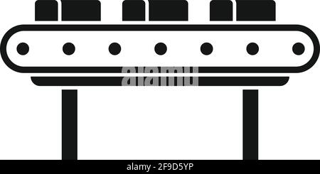 Metallurgy line icon, simple style Stock Vector