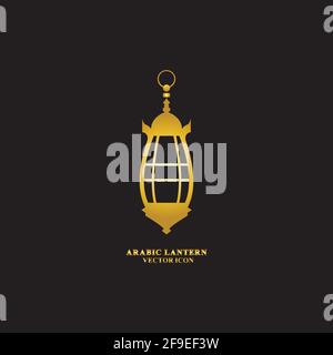 Arabic lantern flat icons set. Ramadan lantern sign for mobile application. Muslim decoration symbol. Eastern traditional culture vector illustration Stock Vector