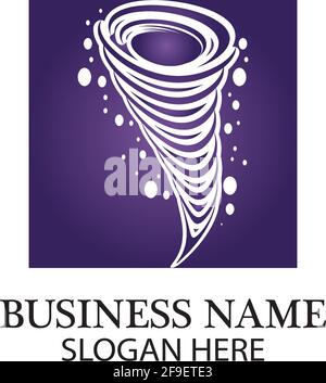 Tornado logo symbol vector illustration design Stock Vector