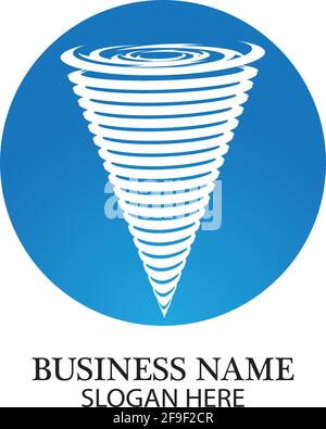 Tornado logo symbol vector illustration design Stock Vector