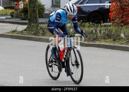 BERG EN TERBLIJT, NETHERLANDS - APRIL 18: Lucinda Brand of Trek - Segafredo during the Amstel Gold Race - Women's Elite on April 18, 2021 in Berg en Terblijt, Netherlands (Photo by (Photo by Sportfoto/Orange Pictures) Stock Photo