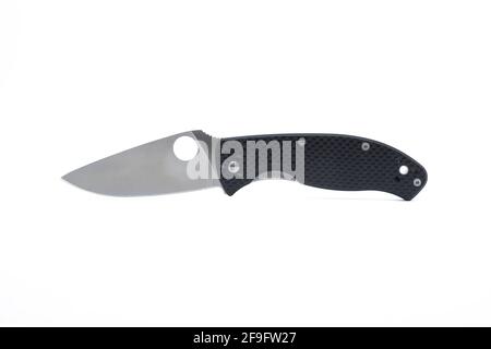 Knife folding Stock Photo