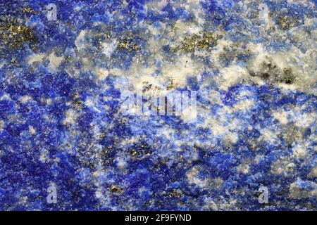 lapis lazuli from Jundak Mine, Afghanistan for background use Stock Photo