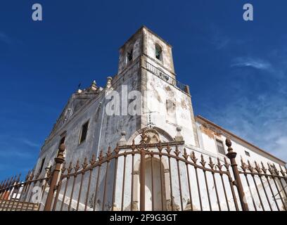 Church of St. Sebastian or Igreja de Sao Sebstiao in Lagos at the Algarve coast of Portugal Stock Photo