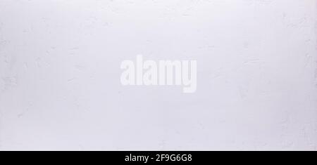 White stone or putty surface background of wall, floor texture. Panorama or panoramic view with copy space Stock Photo