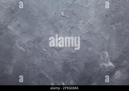 abstract painted stone or putty surface of wall background texture. Top or front view Stock Photo