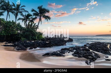 Secret Cove, Maui, Hawaii Stock Photo