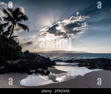 Secret Cove, Maui, Hawaii Stock Photo