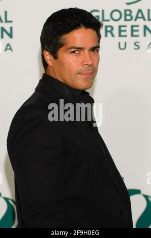 Actor Esai Morales attends arrivals for Global Green USA Pre-Oscar Celebration to Benefit Global Warming  at The Avalon on February 21, 2007 in Hollywood, California. Stock Photo