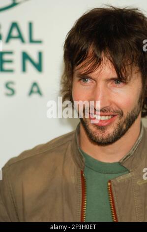 Singer James Blunt attends arrivals for Global Green USA Pre-Oscar Celebration to Benefit Global Warming  at The Avalon on February 21, 2007 in Hollywood, California. Stock Photo