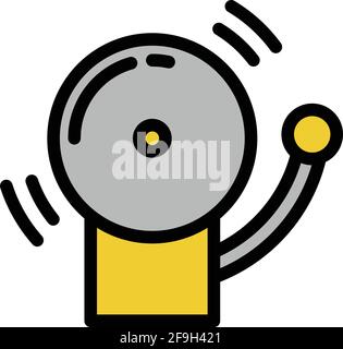 Boxing time icon. Outline Boxing time vector icon for web design isolated on white background Stock Vector