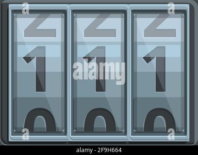 Coding numbers icon. Cartoon of Coding numbers vector icon for web design isolated on white background Stock Vector