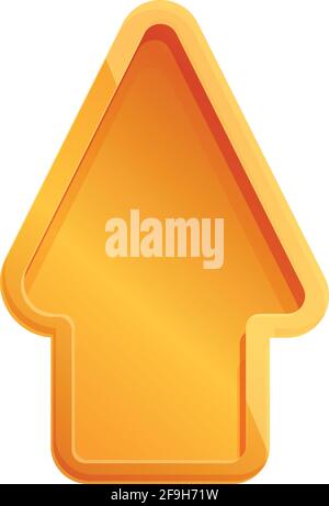 Ranking arrow up icon. Cartoon of Ranking arrow up vector icon for web design isolated on white background Stock Vector