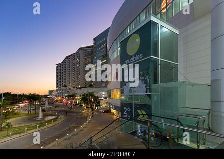 Cancun, Mexico - 20 December, 2020: Cancun Shopping Mall in city center near hotel Zone Stock Photo