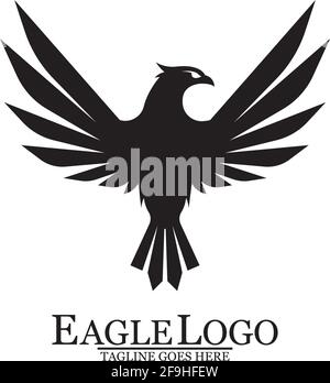 Eagle icon vector illustration template logo design Stock Vector Image ...