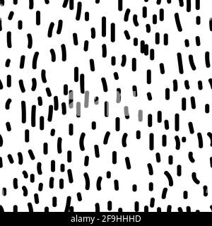 Minimalist abstract black and white print pattern Stock Vector