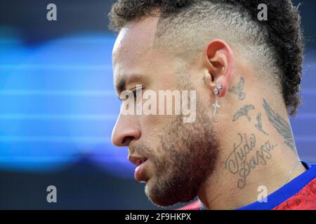 A tattoo is seen on the neck of Rafael Leao of AC Milan bearing the News  Photo  Getty Images