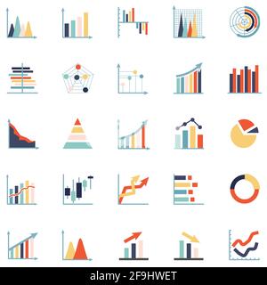 Business graph graphic icon. Linear growth chart finance vector. Statistic abstract symbol. 320x320 pixels. Stock Vector