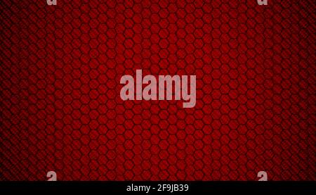 abstract red carbon fiber texture background design Stock Vector