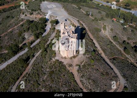 La Mota Castle in Alhaurín el Grande in the province of Malaga, Spain. Stock Photo