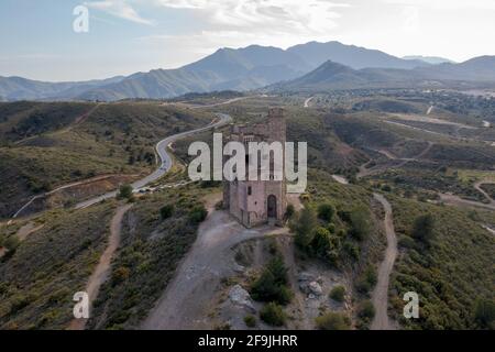 La Mota Castle in Alhaurín el Grande in the province of Malaga, Spain. Stock Photo