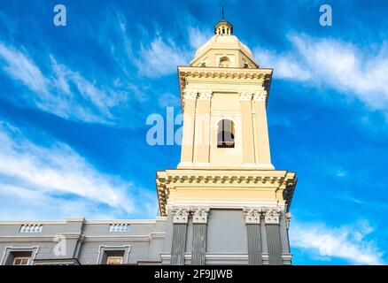 Exterior architecture of Our Lady of Assumption Cathedral, Santiago de Cuba, Cuba Stock Photo