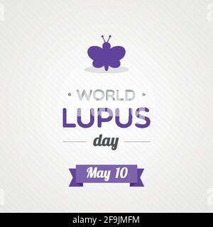 World Lupus Day. May 10. Holiday Concept. Template For Background 