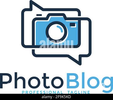 Logo Deisgn Vector Photo Blog Stock Vector