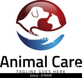 Logo design Animal Care Stock Vector