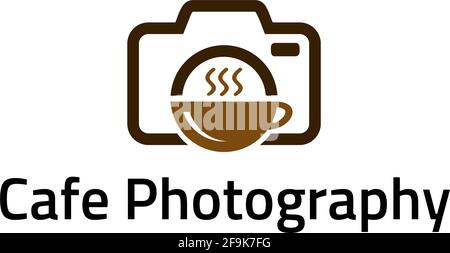 Logo Deisgn Vector Cafe Photography Stock Vector