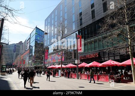 WEMBLEY PARK BOULEVARD, CHELSEA FC V MANCHESTER CITY FC, 2021 Stock Photo