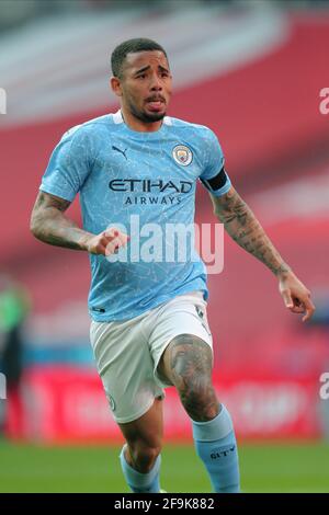 GABRIEL JESUS, MANCHESTER CITY FC, 2021 Stock Photo