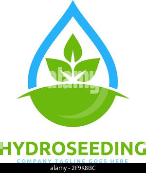 logo design nature eco leaf vector Stock Vector