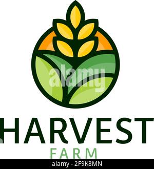 logo design nature eco leaf vector Stock Vector