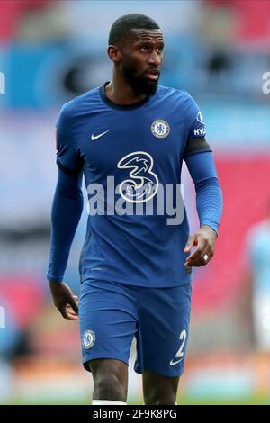 新品 CHELSEA FC RÜDIGER 2 NIKE サイズL チェルシー 2019-20 Chelsea Nike Home Shirt Rudiger #2 L AJ5529-495 | Vintage