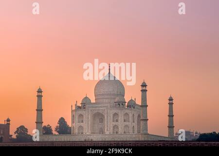 The Taj Mahal, Agra, Uttar Pradesh, India Stock Photo