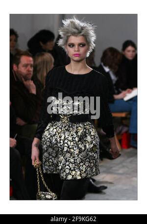 London Fashion Week 09Luella Bartley Collection Pixie Geldoff