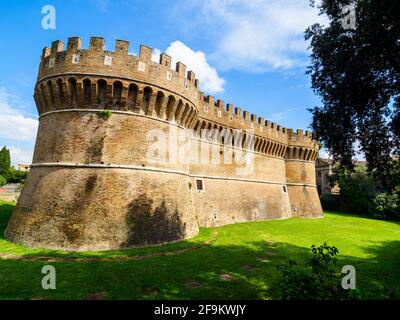 Castello di Giulio II in Ostia Antica - Rome, Italy Stock Photo