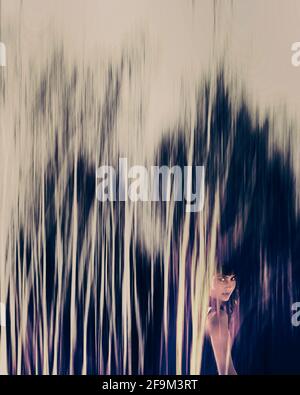 Contemporary Photographic Art: Hide and Seek Stock Photo